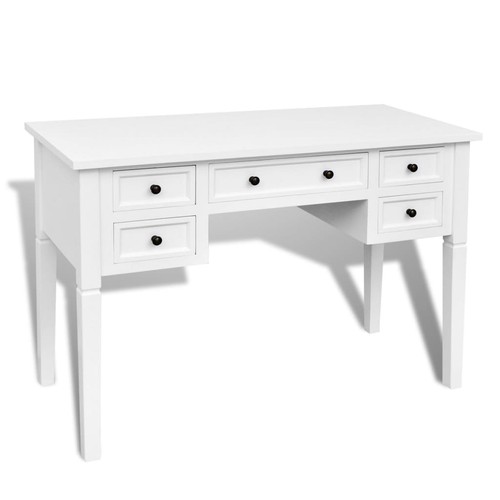 Writing desk with drawers - writing,