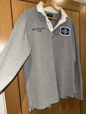 Hackett London Rugby Shirt XL – London Rowing Club 1856 Crest – Grey Cotton Polo