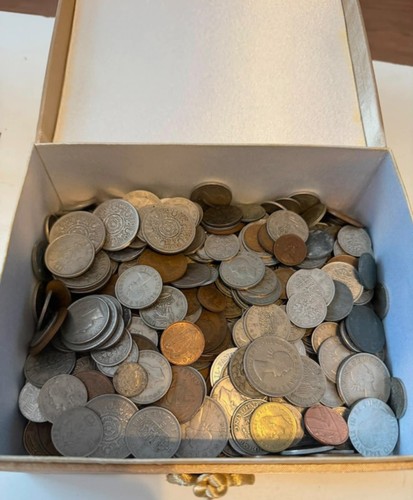 Old coins joblot mix world - joblot,