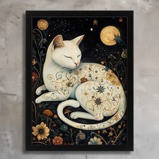 White Cat Illustration