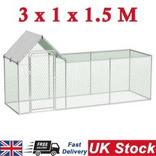 Large Metal Chicken Coop Run