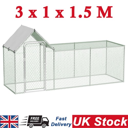 Large metal chicken coop run - metal,