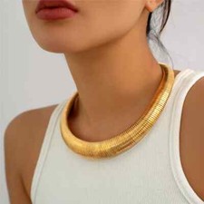 Chunky Choker Necklace Torque