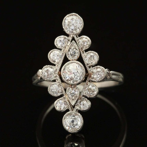 Vintage art deco engagement - vintage,