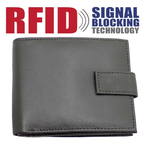 Rfid mens genuine leather - genuine,