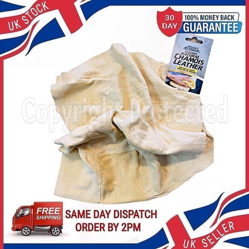 Genuine real leather chamois - genuine,