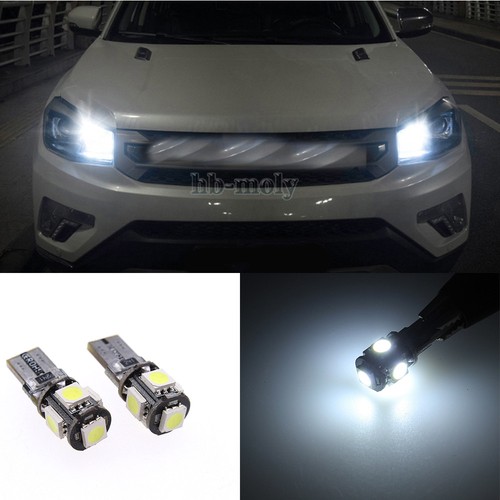 White led side - white, bulbs