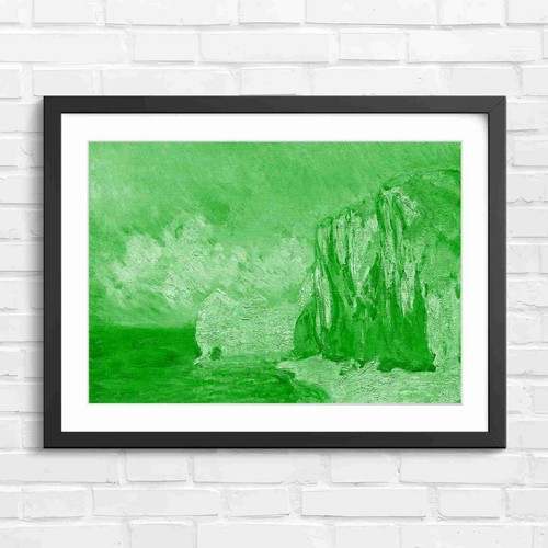 Impressionist ocean coast - impressionist,