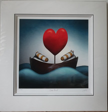 Limited Edition Peter Smith, "Love Boat" VERY RARE, Mounted Giclèe Print.