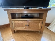 Solid Oak Tv Cabinet by