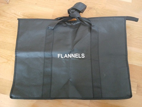 Flannels black large tote - black, tote/gift