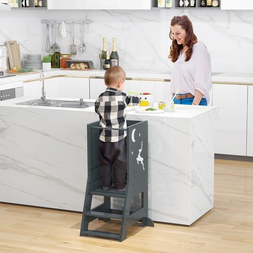Kid kitchen stool - kid, helper