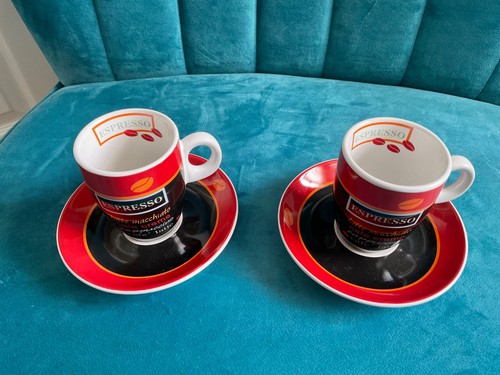 Set two espresso cup and - two,