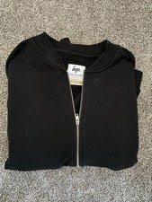 HYPE Men’s Black Zip Up Jacket Size Large
