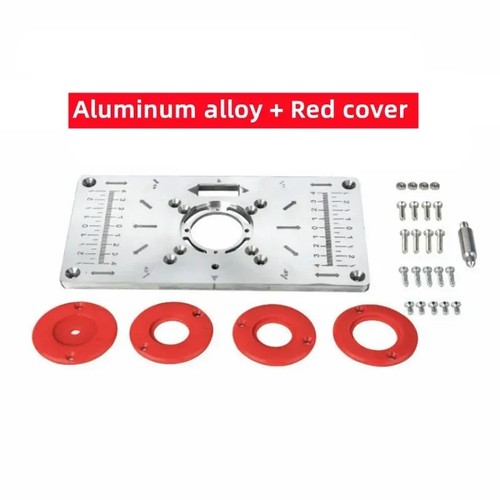 Aluminium router table - table, insert