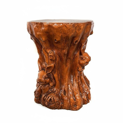 Toadstool garden stool bright - garden,