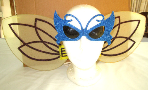 Halloween glitter bug wings - glitter,