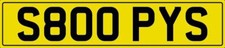 SOPHY SOPH SOPHIE NUMBER PLATE