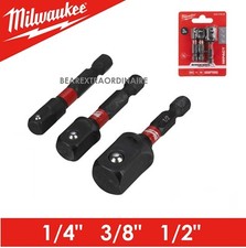 Milwaukee x3 Socket Adaptors