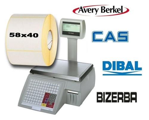 Scale labels 58x40mm cas - labels,