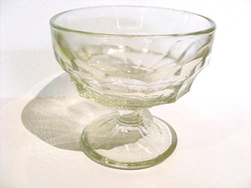 Vintage jacobean glass sundae - vintage,