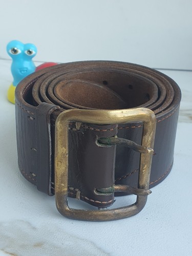 Officer leather belt soviet - leather,
