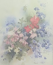 Large Vintage Botanical Study