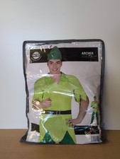 Mens Archer Fancy Dress Archery Outfit Large, Unused