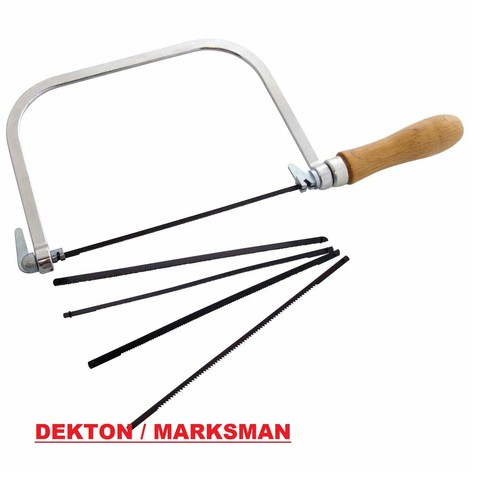 Steel frame coping saw - saw, with