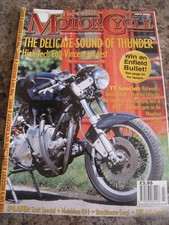 THE CLASSIC MOTORCYCLE JUL 2001 EGLI-VINCENT TT SPECIAL SCOTT MATCHLESS G11 BROC