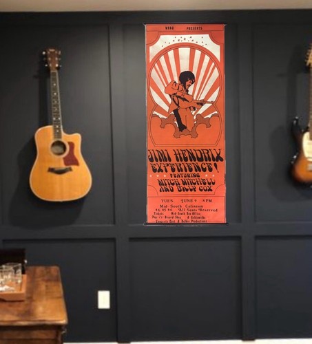 Jimi hendrix concert scroll - hendrix,