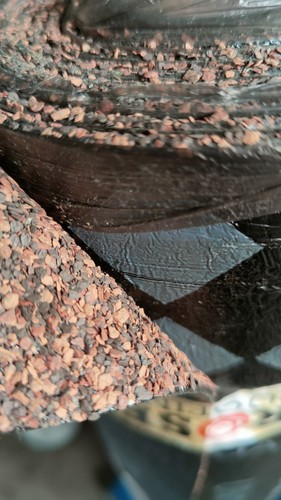 Torch brown mineral - on, felt