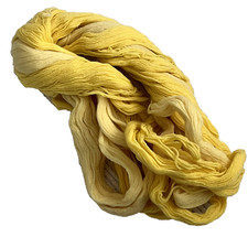 Vintage Fingering Wool Skeins Two shades of Yellow 2 Ply 57 g
