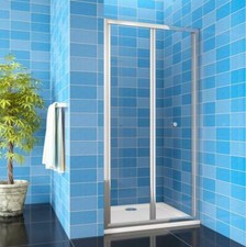 Bathroom Walk in Frame Bi Fold Shower Enclosure Shower Door Screen Safety Glass