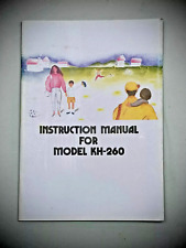 Brother knitting machine KH260 Instruction book brand new original book