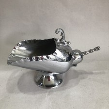 Small Sugar Scuttle with Scoop in Electro Plated Britannia Metal (EPBM)