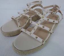Lipsy Cream Studded Espadrille