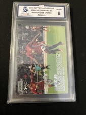 2016 Marcus Rashford RC Rookie Card Topps Stadium Club Manchester United 88