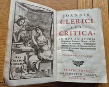 JOANNIS CLERICI ARS CRITICA