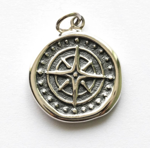 925 sterling silver wax seal - silver,