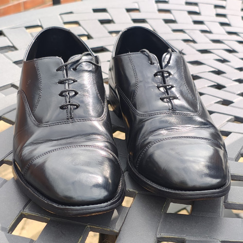 John white men black leather - black,