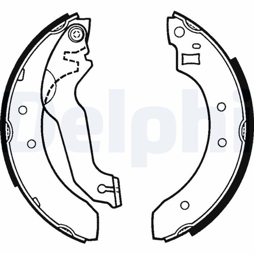 Brake shoe set delphi ls1249 - brake,