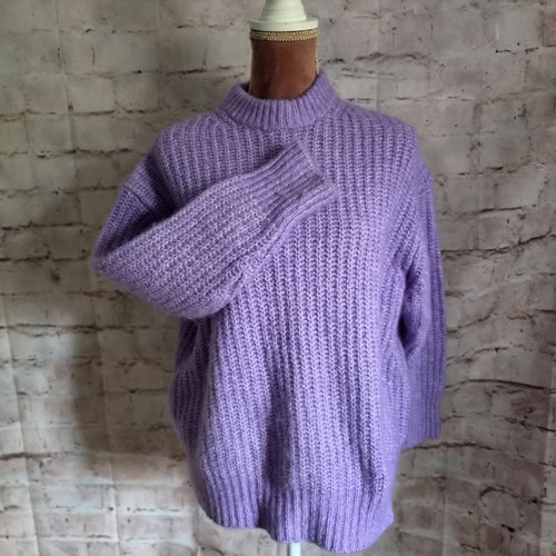 Zara lilac oversized chunky - zara,