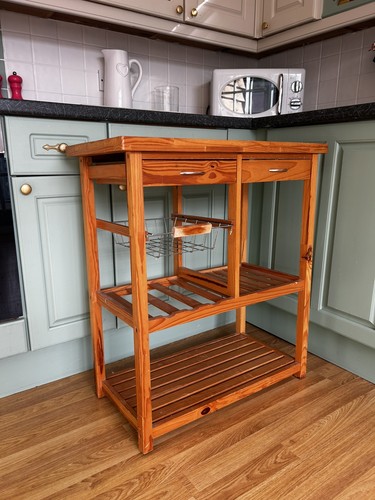 Solid wooden butchers block - solid,