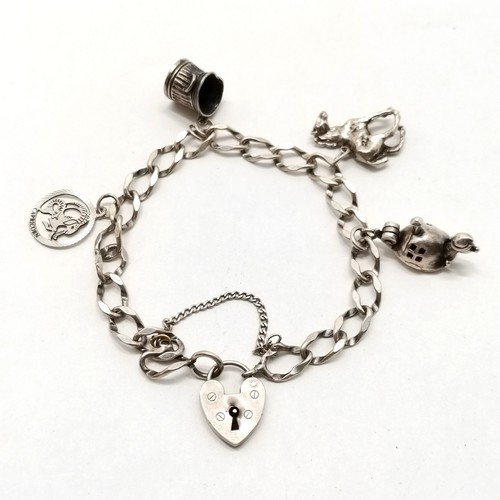 Vintage sterling silver curb - sterling,