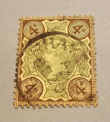 1887 1892 jubilee 4d - 1887-1892,