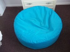Jumbo Round Bean Bag, turquoise colour