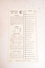 Edinburgh Bus Timetable