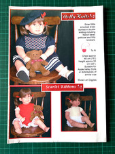 Doll Clothes & Prem Baby Knitting Pattern for 22" Apple Valley Dolls or Babies