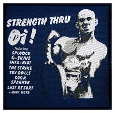 STRENGTH THROUGH OI! rare skinhead  patch